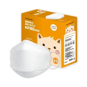 미세먼지 황사 방역 마스크 KF80 중형 50매 숨쉬기 편한 마스크