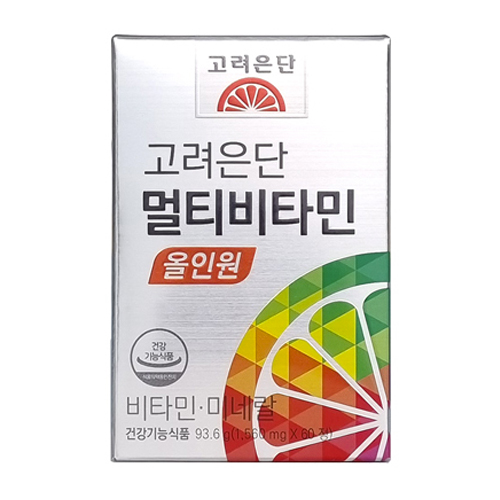 고려은단 멀티비타민 올인원 60정 (2개)