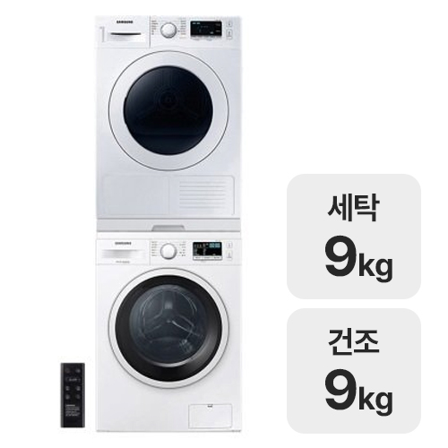 삼성전자 WW90T3000KW + DV90T5440KW