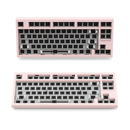 FL-ESPORTS MK750 유무선 기계식 커스텀 베어본 (라이트 핑크)_이미지