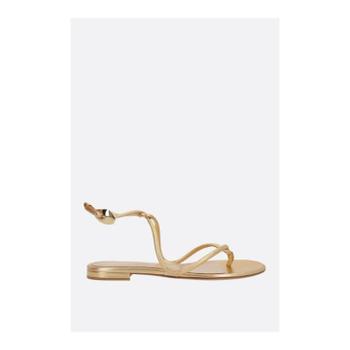 �ƹ� GIANVITO ROSSI Jungle Mamba thong sandals in l nated nappa G3255705R..
