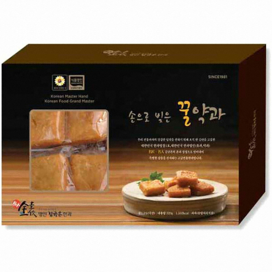 신궁전통한과 김규흔 명인 손으로 빚은 꿀약과 320g (5개)