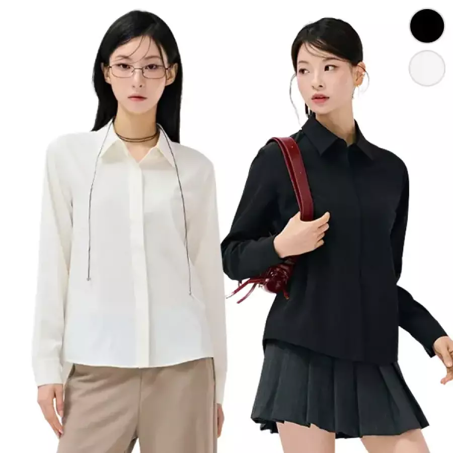 STANDARD 베이직 BLOUSE/2Color 멀티 A569_DERG5461B-멀티 a_rt
