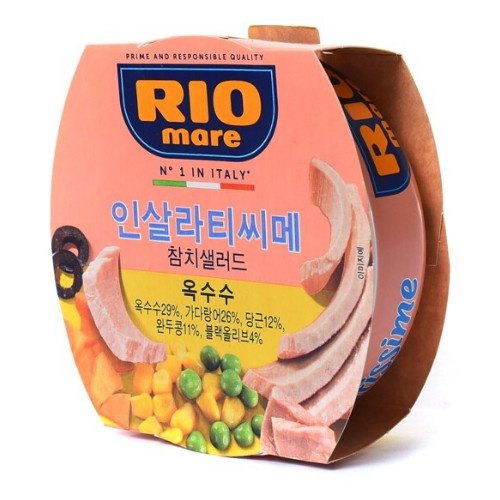 볼튼 리오마레 인살라티씨메 참치샐러드 옥수수 160g (1개)