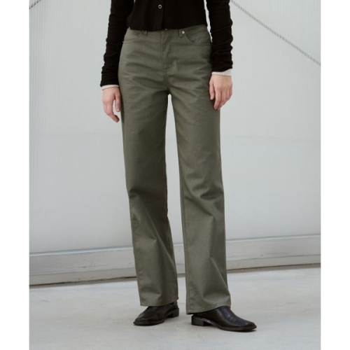 드로우핏 우먼 DRAWFIT WOMEN 내추럴 세미 와이드 컬러 진 GREY DFWMDN3304GY 264171