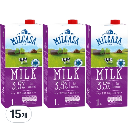 밀카사 멸균우유 3.5% 1L