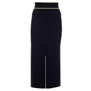 1952 프런트 슬릿 니트 미디 스커트 9H00004M1313 999 T