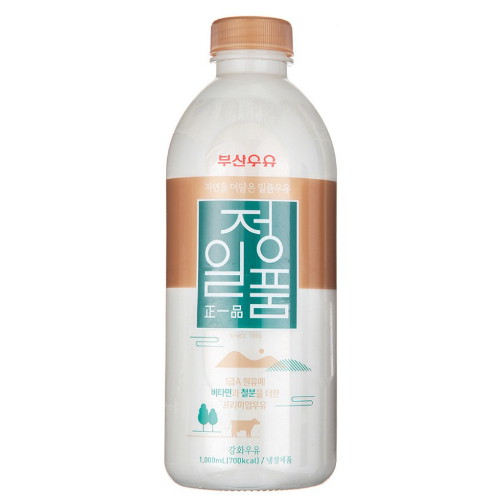 부산우유 정일품 강화우유 1L (6개)_이미지