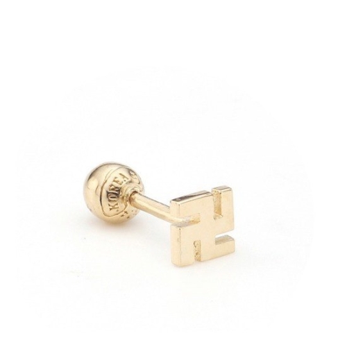 도로시 14K 심플 만자 피어싱 (1개)