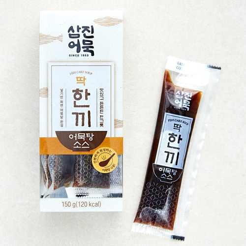 삼진식품 삼진어묵 딱한끼 어묵탕 소스 6p 25g 6개