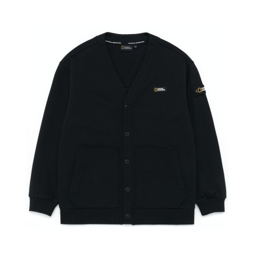 내셔널지오그래픽 내셔널지오그래픽 K221UCD910 키즈 저지 가디건 CARBON BLACK_이미지