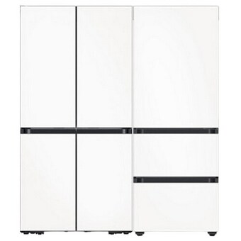 삼성전자 비스포크 키친핏 Max RM70F64R1X + 키친핏 새틴 RQ33DB74C1AP (화이트)