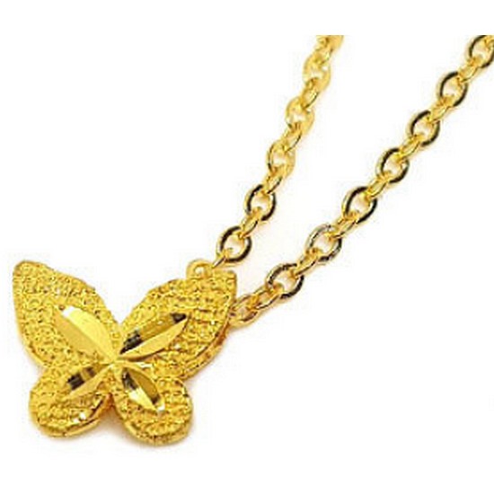 골드리카 반짝나비 목걸이 7.5g_이미지