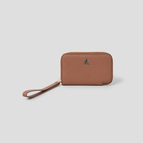 빈폴 ACC 체크 지퍼돌이 지갑 브릭 BE61A4M02C