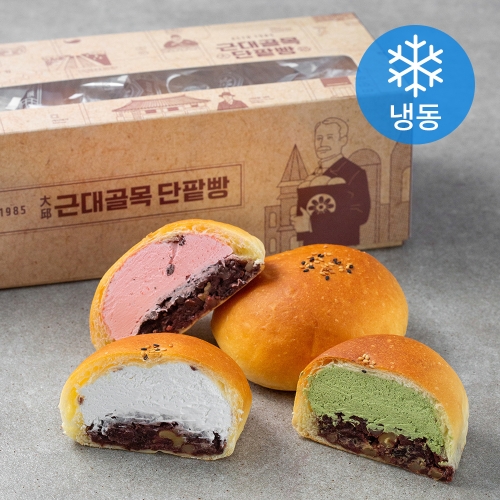 근대골목단팥빵 녹차생크림 단팥빵 냉동