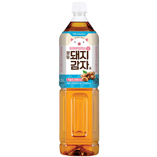 광동제약 프리바이오틱스 돼지감자차 1.5L (6개)_이미지
