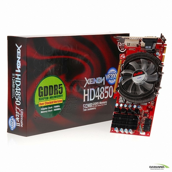 이엠텍 XENON 라데온 HD 4850 Live II Ultimate HDMI D5 512MB VF2000_이미지