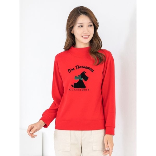 모슬린 엄마옷 겉기모 터틀 강아지 긴팔면티셔츠 MQG125508