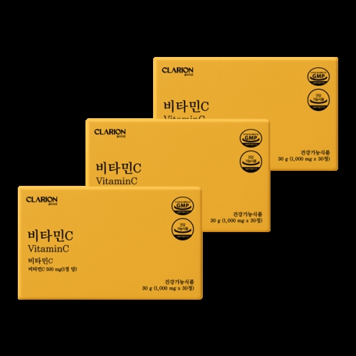 우리바이오 클라리온 비타민C 30정 (3개)_이미지