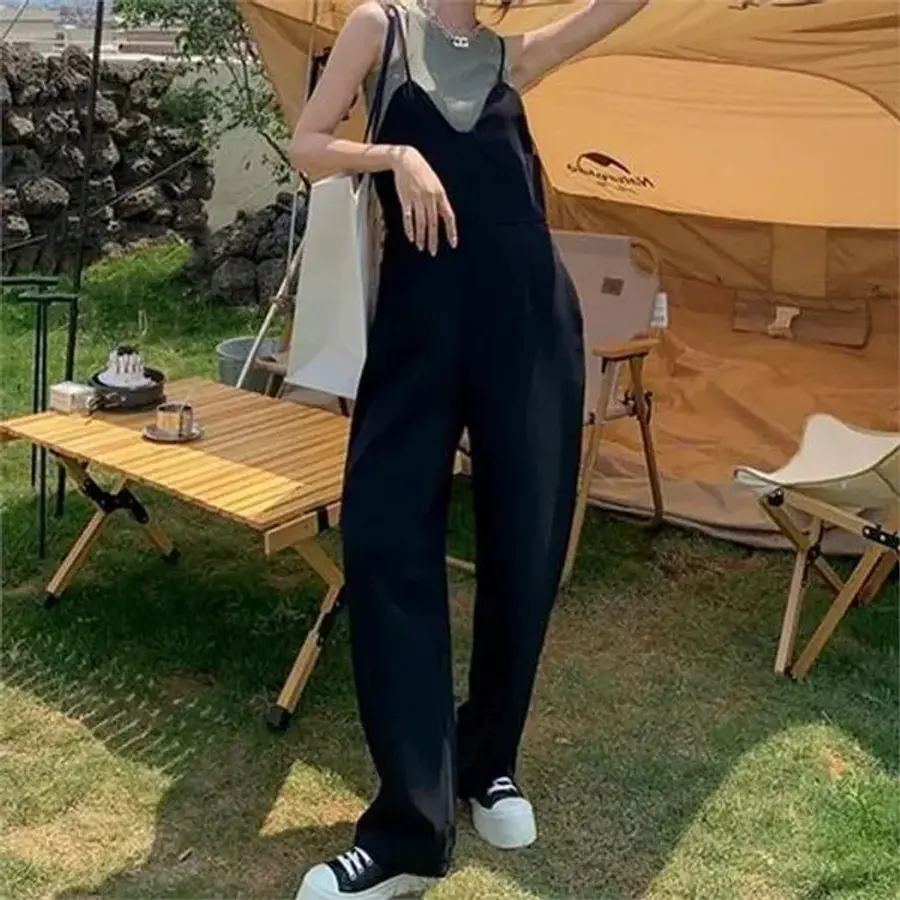 오노마 ONM 데일리 캐주얼 하이웨스트 점프슈트 S8652539
