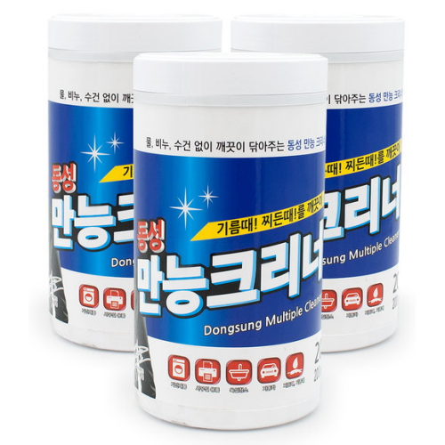 동성 만능크리너 캡형 200매 (3팩)