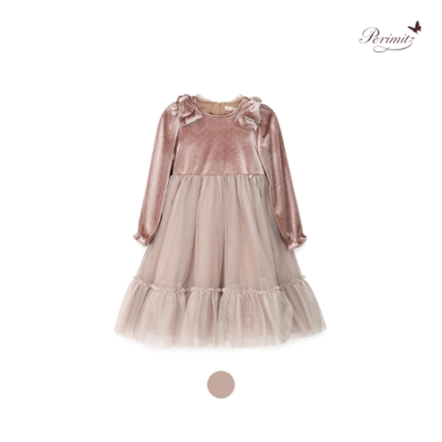 페리미츠 여아 티아라 망또벨벳 원피스 유아 초등 겨울공주원피스 P2541O6611 CJ