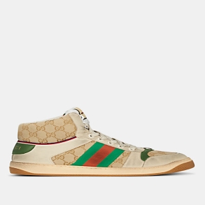  구찌 Screener Leather & Canvas 스니커즈_506148018 상품이미지
