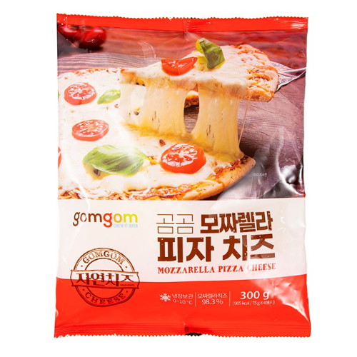 곰곰 모짜렐라 피자치즈 300g (6개)_이미지