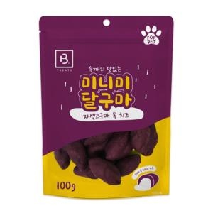 브리더랩 독 미니미 달구마 자색고구마 속 치즈 100g
