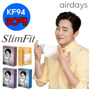 KF94 슬림핏 여름용 마스크 대형 30매