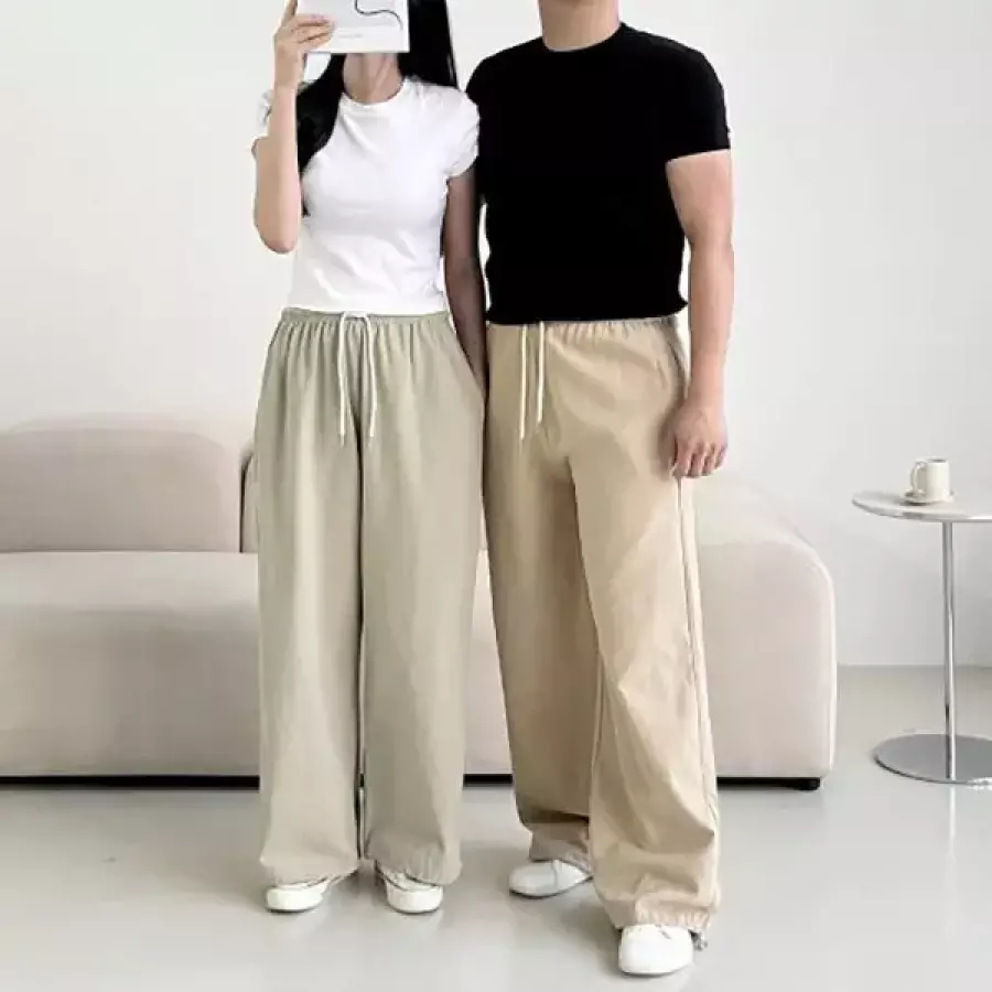 리빌모아 남녀공용 밴딩 4컬러 데일리 와이드 팬츠 DMS-PTA-SSD250911_이미지