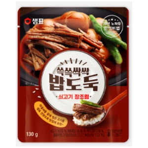 샘표식품 쓱쓱싹싹 밥도둑 쇠고기 장조림 130g (3개)_이미지