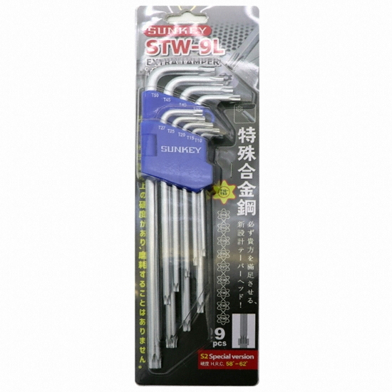 썬키 엑스트라 롱 홀별렌치 세트 STW-9L (9pcs)_이미지