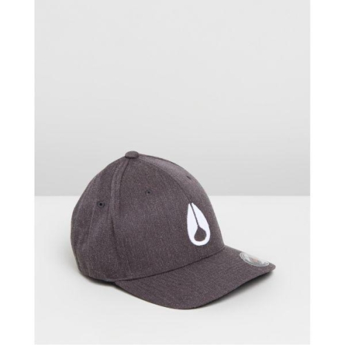 닉슨 딥 다운 FF 애슬레틱 핏 모자 블랙 헤더 화이트 7227848_이미지