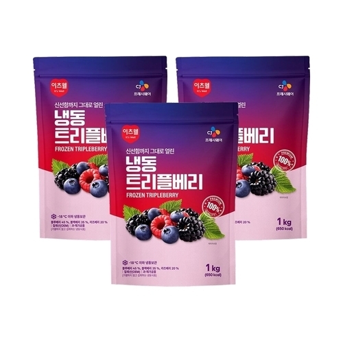 이츠웰 냉동 트리플베리 1kg (3개)_이미지