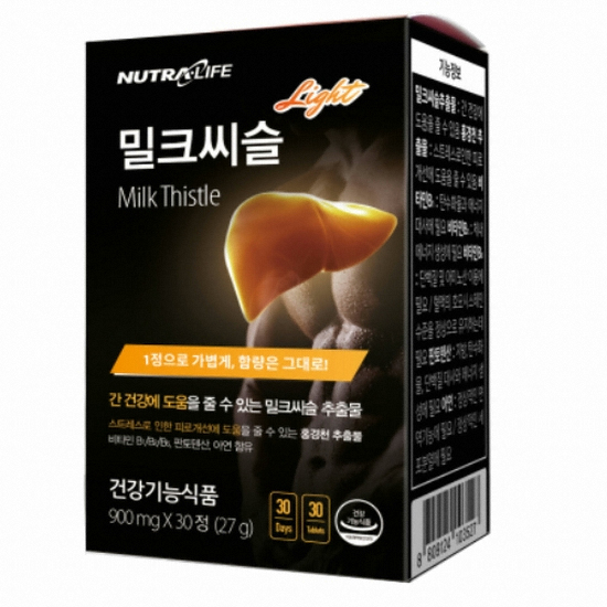 뉴트라라이프  라이트 밀크씨슬 30정 (1개)