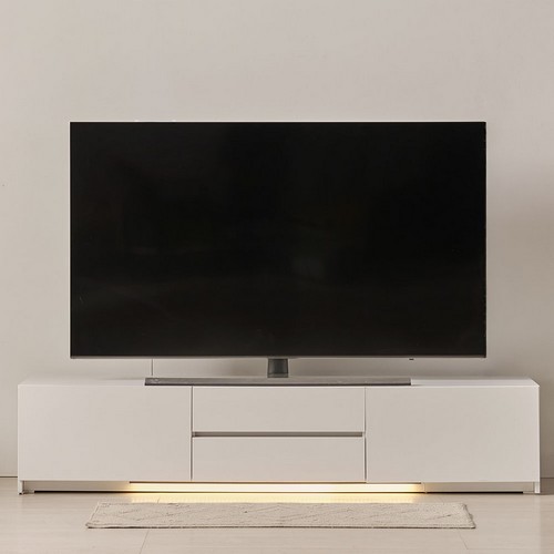 아씨방 미온 LED 조명 서랍 TV다이 수납 거실장 1800_이미지