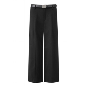 보니스팍스 여성 벨티드 핀턱 와이드 롱 팬츠 XP3TA002L0_이미지