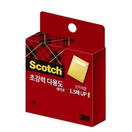 3M 스카치 강력 투명테이프 리필 SH1225R 12MM 12개입_이미지