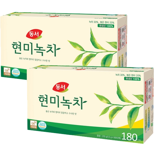 동서식품 현미녹차 1.5g 180개입 2개_이미지