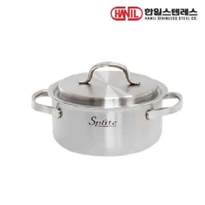 한일스텐레스 스플릿 통5중 스텐 양수냄비 (18cm)_이미지