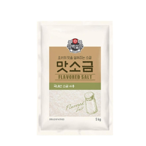 백설 맛소금 5kg (6개)_이미지