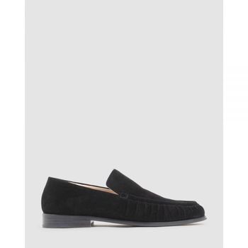 엘르 Edward M r HAVEN Ruched Loafer Black Suede 7522975