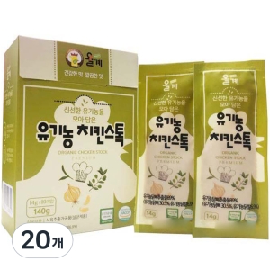 올계 유기농 치킨 스톡 14g 20개_이미지