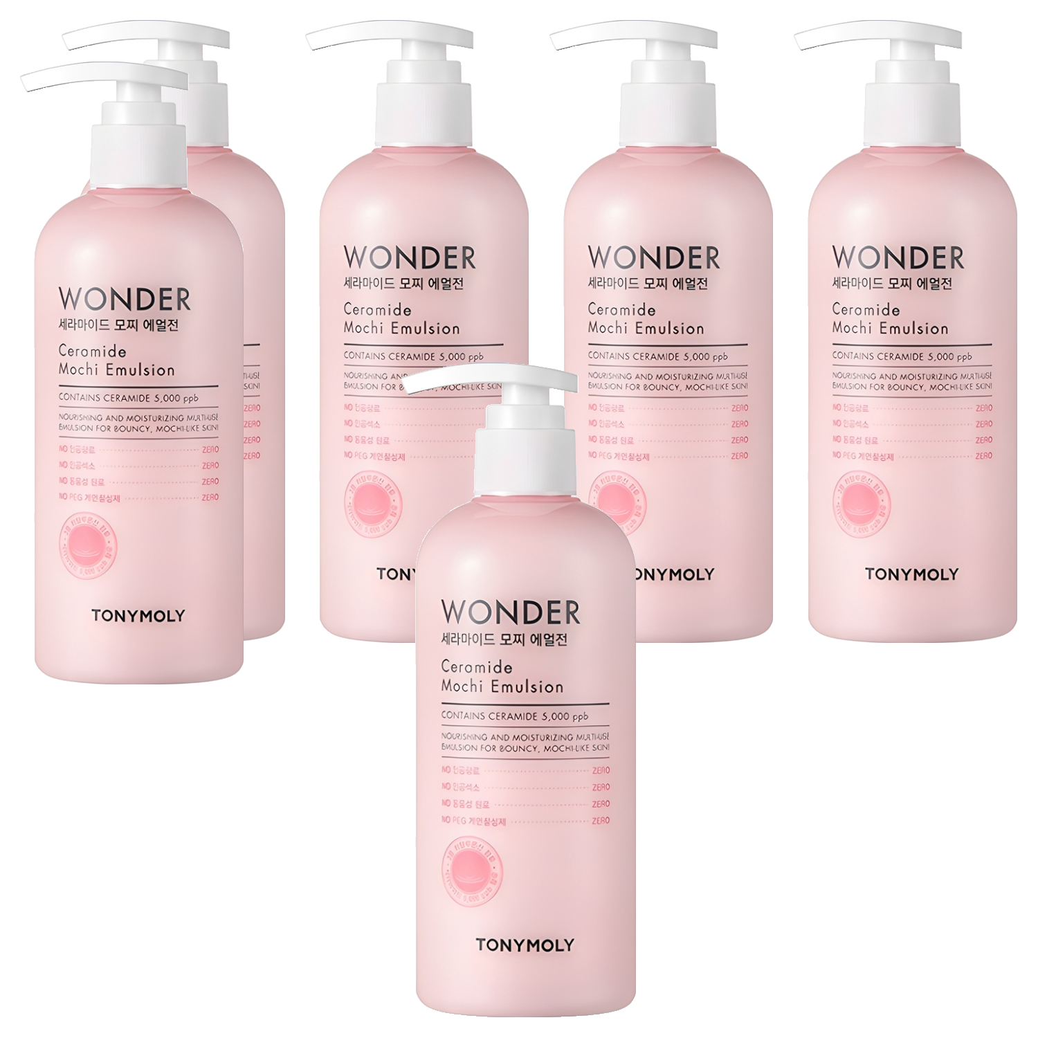토니모리 원더 세라마이드 모찌 에멀젼 300ml (6개)