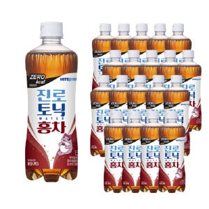 하이트진로 진로 토닉워터 홍차 제로 600ml (20개)