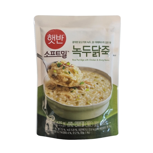 CJ제일제당 비비고 녹두닭죽 420g (8개)_이미지