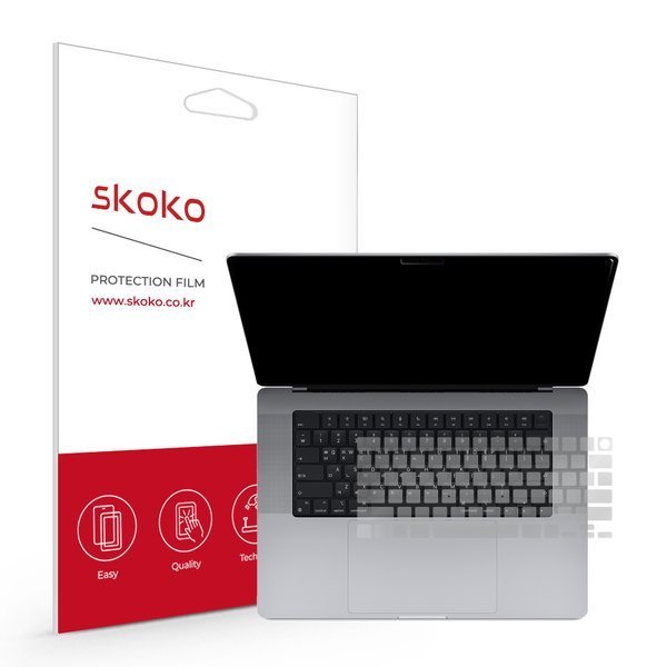 스코코 애플 맥북프로 2021 M1 PRO 16인치 항균 키보드 보호필름