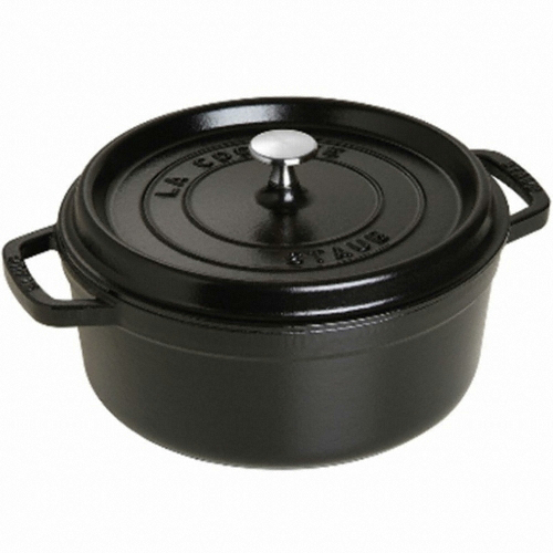 스타우브 원형 꼬꼬떼 블랙(ST101625) (24cm)_이미지