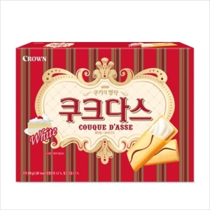 크라운제과 쿠크다스 화이트 289g (12개)